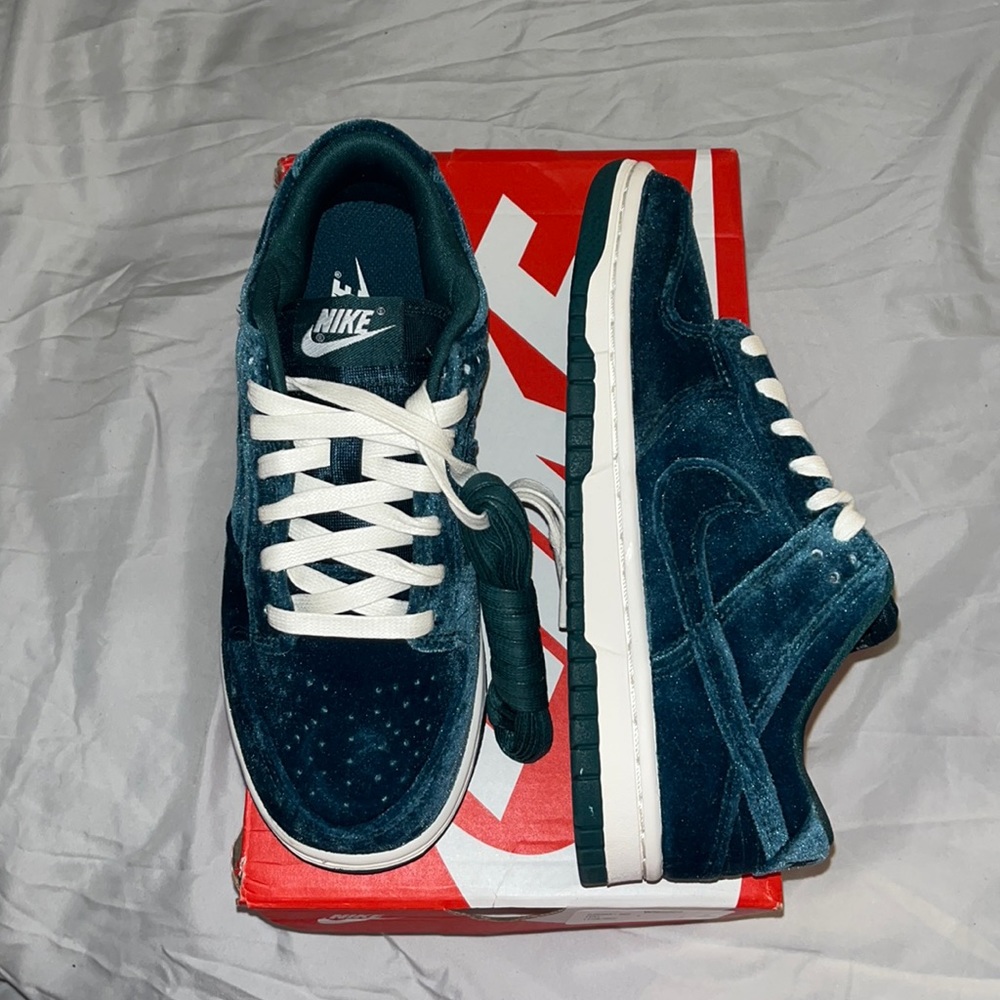 Nike dunk low velvet teal